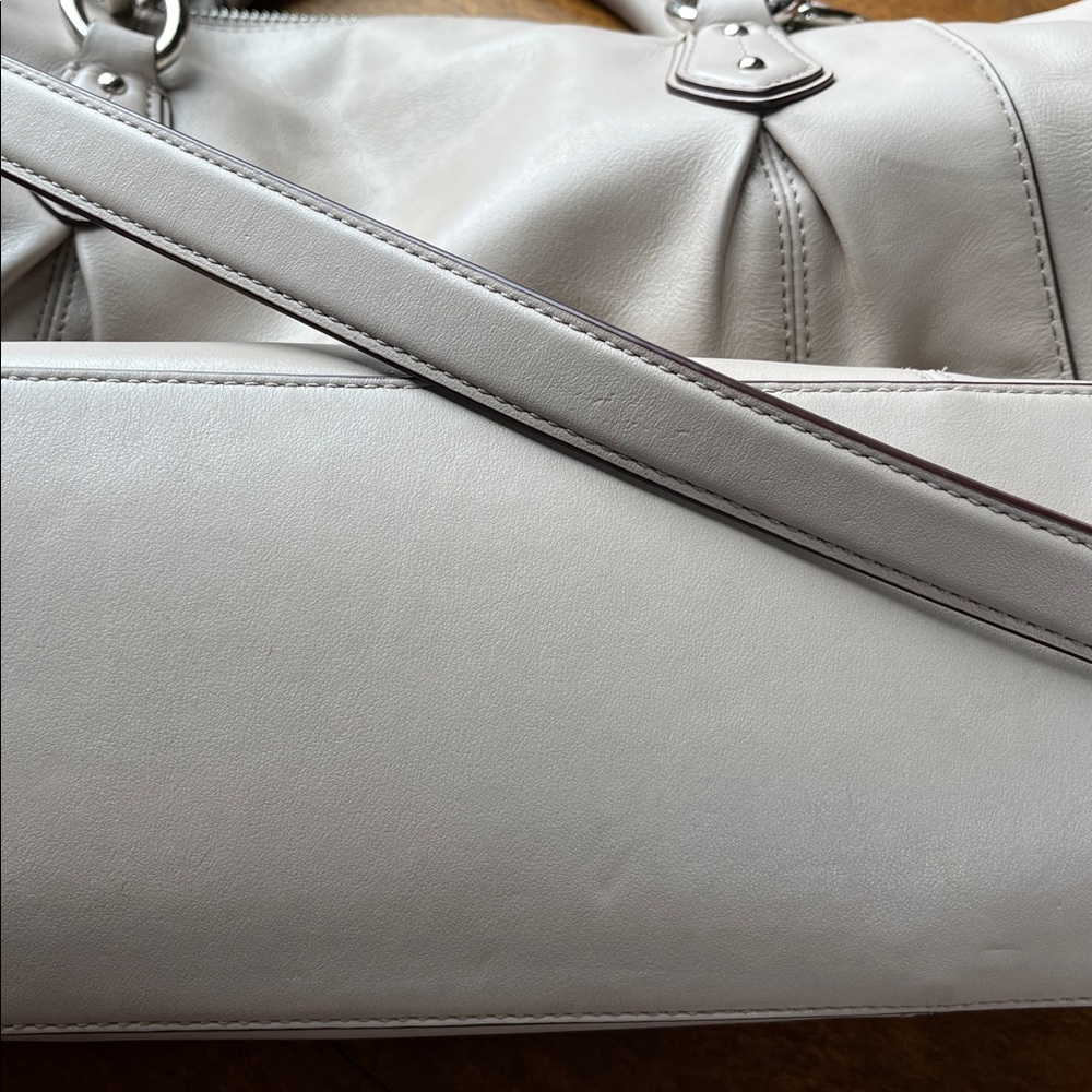 Coach Colette Shoulder Satchel f33806 Gray Birch - Picture 16 of 16